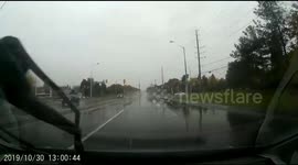 Car accident at intersection