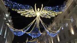 The Spirit of Christmas Regent Street Christmas Lights 2019 switched on