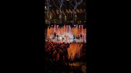 Christmas in Rockefeller Center pre-tape performance with Gwen Stefani