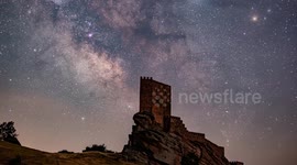 Castillo de Zafra via lactea