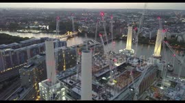 Battersea Power Station Drone Shot (Rising Shot 4K)