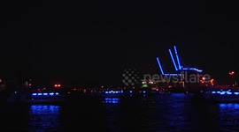 Port of Hamburg at Night