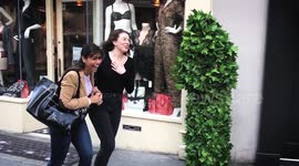 Irish pranksters 'bushman' trick terrifies Dublin public again