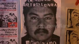 One year anniversary of police-slain Chilean leftwing activist draws memorial amid violence