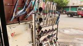 Workshop in east Indonesia makes hand-crafted engine mufflers