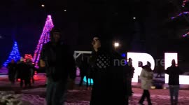 Beautiful Christmas Light Show in Niagara Falls!