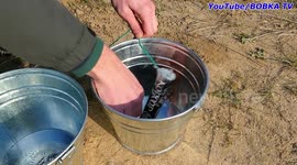 Bucket of Eggs vs Big Firecracker underground