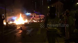 Clashes at Hong Kong Polytechnic University as police warn of lethal force