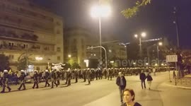 Hundreds of riot police seen in Athens near US Embassy as Greeks mark anniversary of 1973 student uprising