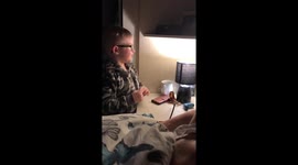 4 year old autistic boy who loves blowing out candles, blows on grandmas bedside light thinking it’s like a candle, so grandma switches the bedside light off as he blows it out, so cute!