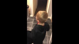 Little boy who’s only been talking for a year telling his mummy where he’s sleeping! Very persistent very funny!!