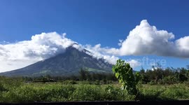 Mayon Volcano Time Lapse