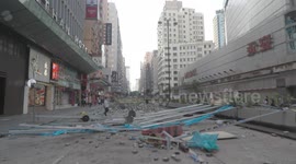 Clean-up efforts after Kowloon protest/riots (Clip Compilation Part 1)
