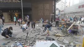 Clean up efforts after Hong Kong Protests / Riots (Clip Compilation Part 2)