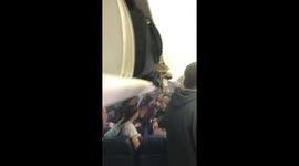 Smoke in the back of Delta flight