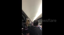 Newsflare Edit - Smoke in the back of Delta flight