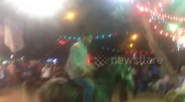 Arabian Horse Dancing in weeding party