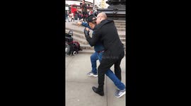 Street entertainer Piccadilly Circus