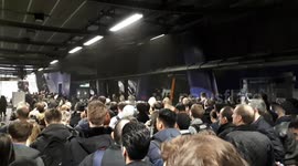 Overcrowding at North Greenwich station as Canada Water station evacuated