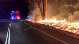 Putty Rd controlled back burn