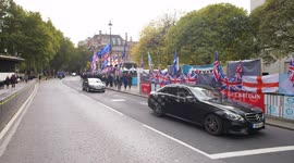 Get Britain Out  BREXIT traffic and pedestrians