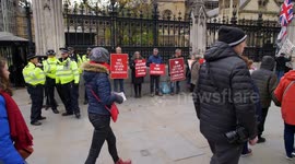 Moving through Crowds to Brexiteers slow motion