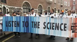 Extinction Rebellion scientists march through central London urging action on climate change