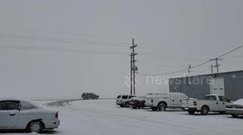 Heavy snow in Abilene Ks