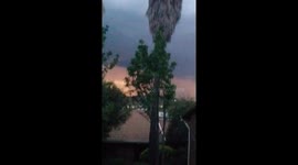 The storm is starting again.. Freak storms