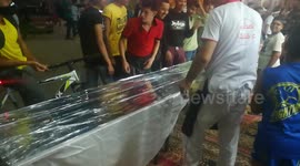 Chefs Preparing Tables For 18 metre long shawerma sandwich