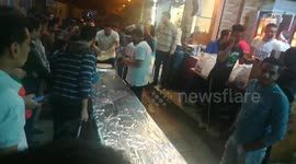 People Gathered In Syrian Restaurant For Longest Shawarma Sandwich