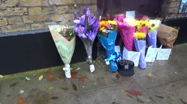 Freddie Mercury tributes outside his former London home - Garden Lodge in Kensington - 28 years on