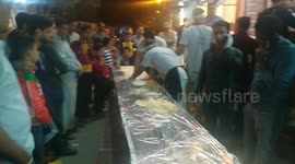 Egypt Restaurant Makes the Largest Shawerma Sandwich In The World