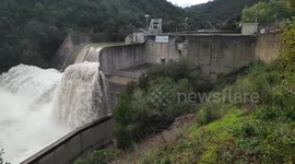 Débordement barrage de la Siagne