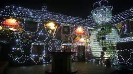 UK's most festive pub transformed into gingerbread house with 60,000 Christmas lights