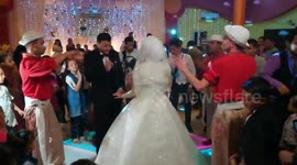 Bride And Groom Perform Special Dance In Wedding