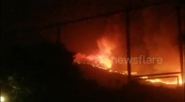 California's Cave Fire prompts evacuations and local emergency declaration