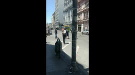 Chilean Army Engages with Protestors in Valparaiso, Chile