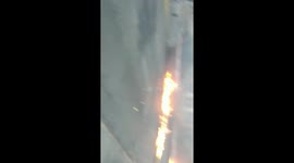 Chilean Protesters Burn City