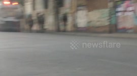 Chilean Army Marches in the Streets of Valparaiso