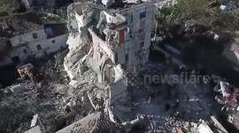 Drone footage shows destruction left behind by Albania's 6.4-magnitude earthquake