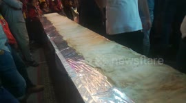 Special Longest Shawerma Sandwich With Syrian crepe