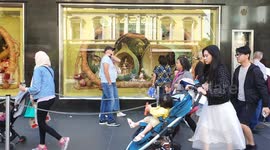 Black Friday at Bourke St Mall, Melbourne