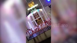 Testicular cancer survivor decorates home in Christmas lights that spell 'check your nuts'