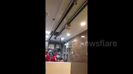 ‘This is 2030!' Filipino fast-food restaurant uses futuristic overhead machine to deliver orders