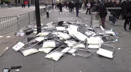 Thanksgiving parade leaves a mess in New York