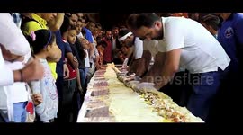 18 meter Shawrma - biggest sandwich in Fayoum city