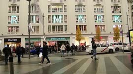 Black Friday on the streets of Madrid