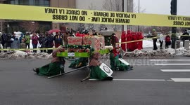 Black Friday Extinction Rebellion group shuts down access to cherry creek mall in Denver