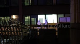 Forensic officers work at scene of deadly London Bridge attack